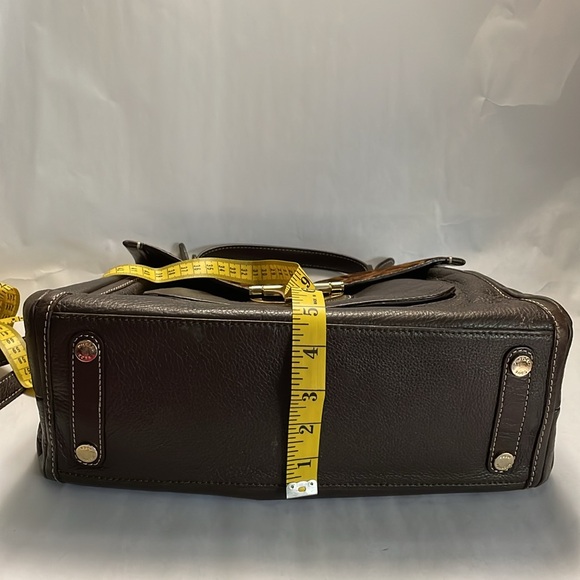 Vintage Michael Kors Handbag, Brown Leather with Dyed Calf Hair in Leopard, Med - Picture 4 of 16